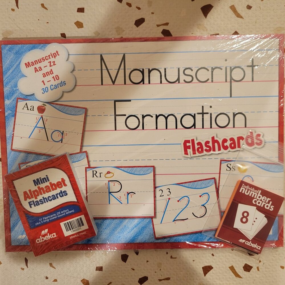 Abeka Manuscript Formation Cards